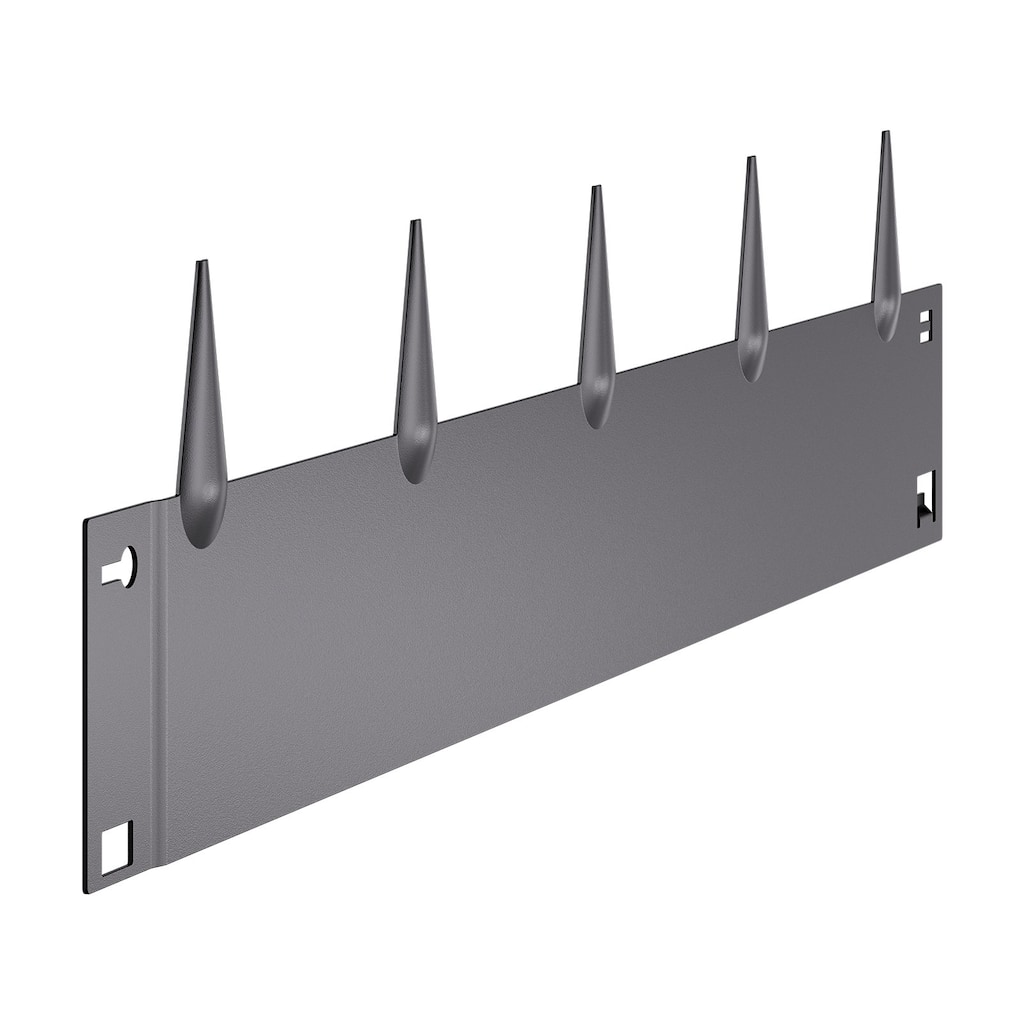 5 Pack Steel Landscape Edging with Spikes Bendable Garden Border for Lawn and Flower Bed Design - 39 x 8.15 x 0.06 in