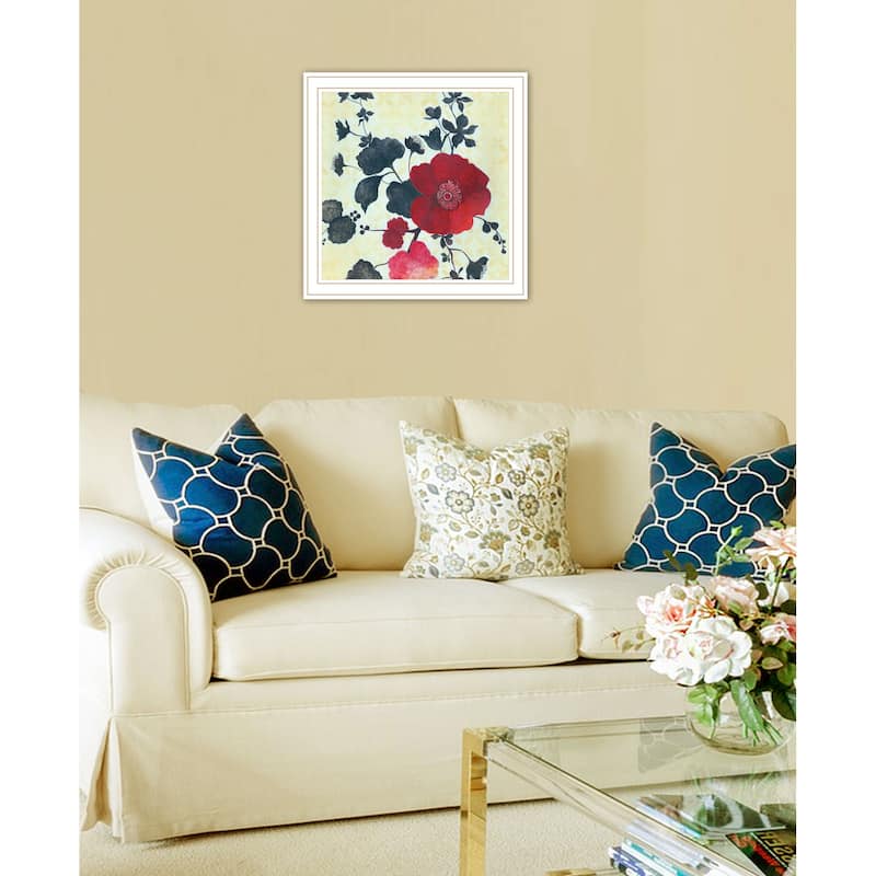 TrendyDecor4U "Japanese Blossoms II" Framed Print Wall Art