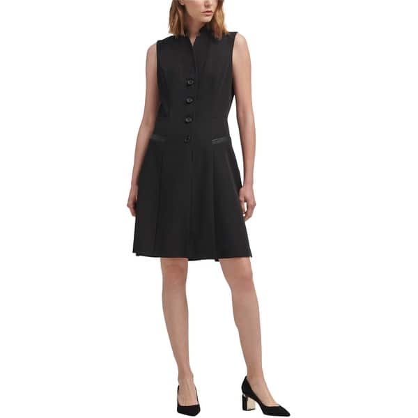 knee length dresses for ladies Long Sleeve A-Line Dress main image 1
