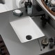 preview thumbnail 26 of 31, Novatto NP-U193902 Rectangular Undermount White Porcelain Sink with Overflow Drain Options, 18 x 13-inches