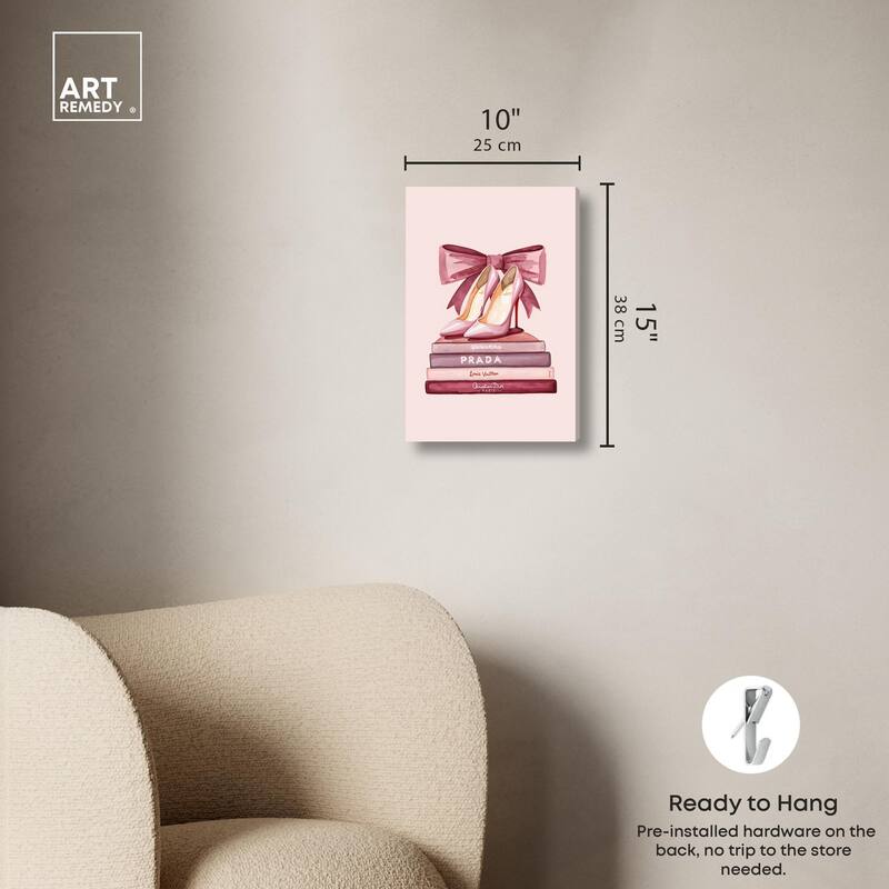 Stack of Fashion Canvas by Art Remedy, Gallery Wrapped