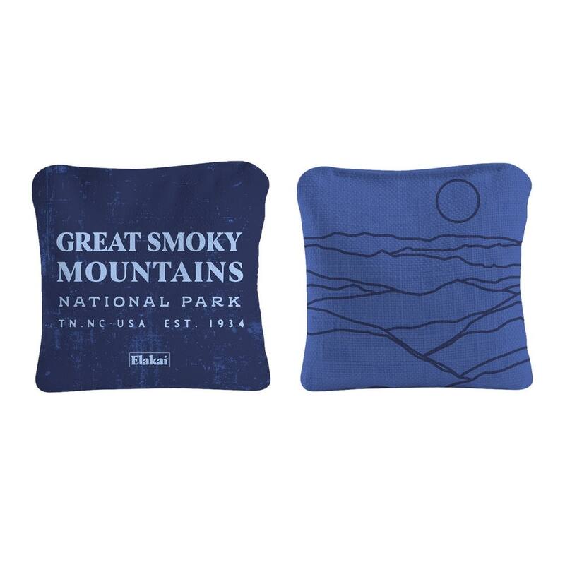 Great Smoky Mountains Dual Sided Pro Cornhole Bags (Set of 4)