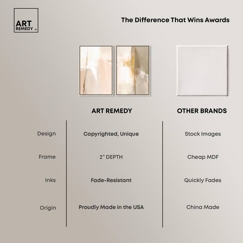 Meditative Hues II Canvas Set of 2 by Art Remedy