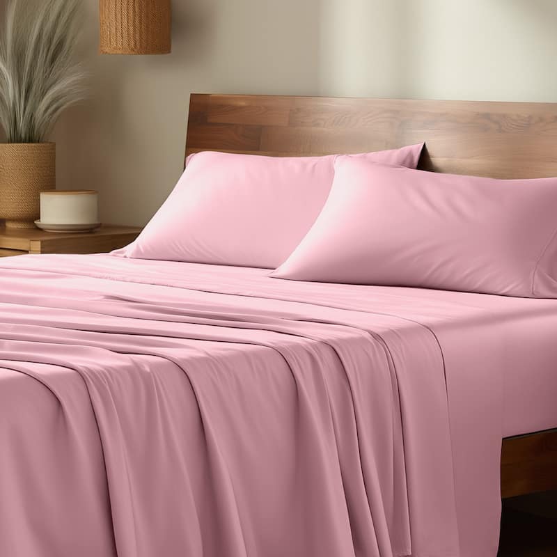 Bare Home Rayon from Bamboo Sheet Set - Deep Pocket - Breathable