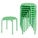 preview thumbnail 44 of 43, Stacking Stools Portable with Metal Frame Stack Nesting Stools ColorfulStackable Bar Stools Chairs (Set of 6 or 8)