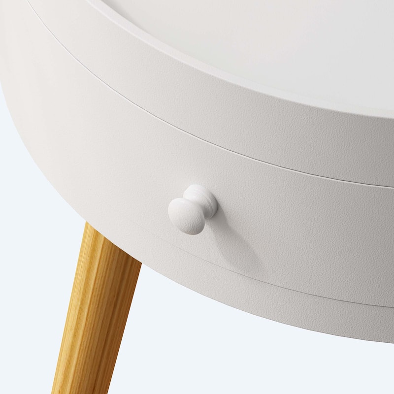 18"H Storage Drawer Bedside Table,Coffee Table