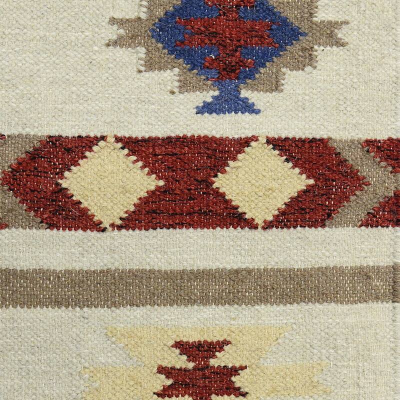 The Curated Nomad Sorrel Southwestern Flatweave Area Rug