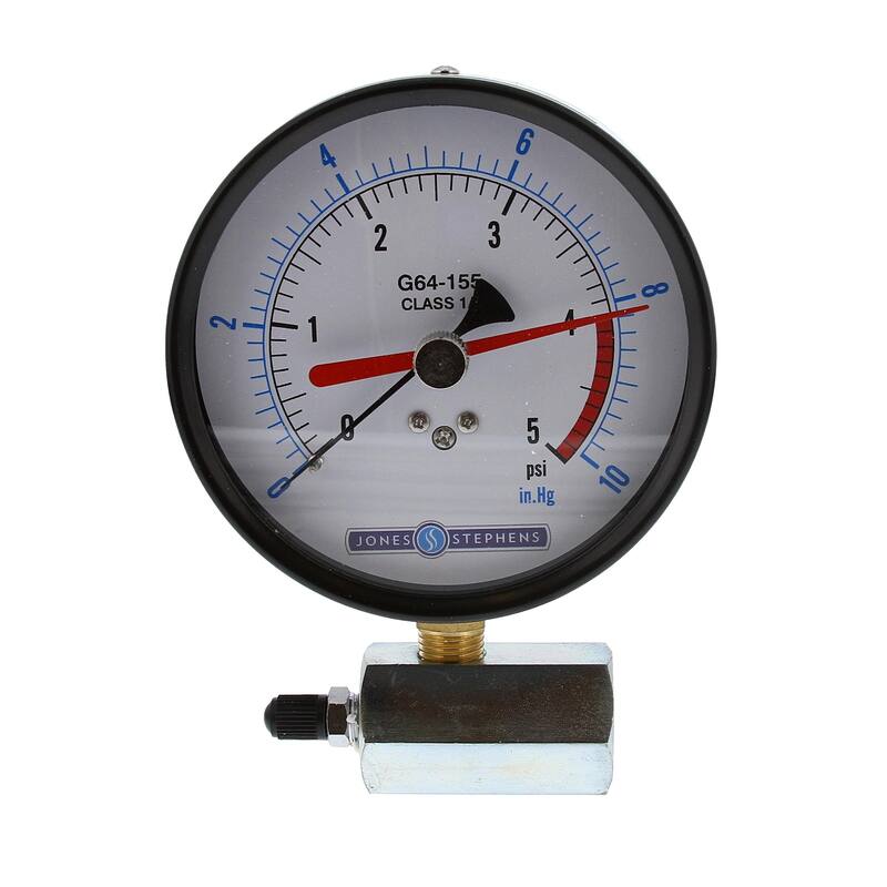 Jones Stephens G64155 5 LB GAS TEST ASSY W/ 4 IN FACE - Natural