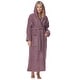 preview thumbnail 2 of 0, Women's Cotton Hooded Full Length Turkish Bathrobe