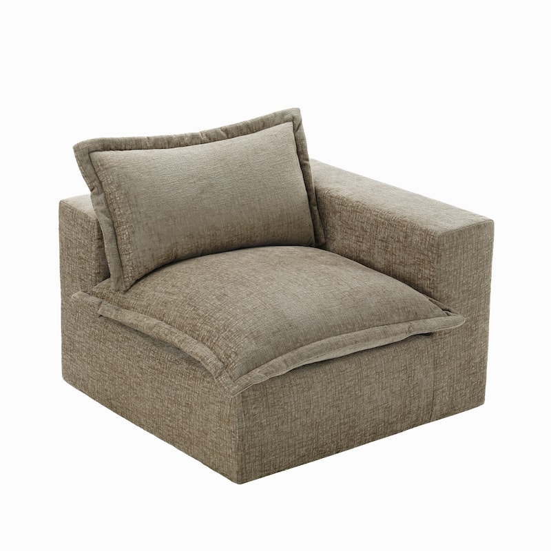 Comfy Cloud Couch Plush Modular Sectional Sofa For Living Room