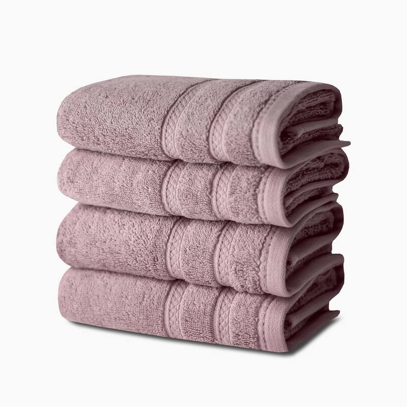 True Comfort Towels - Purple - 4 Hand Towels