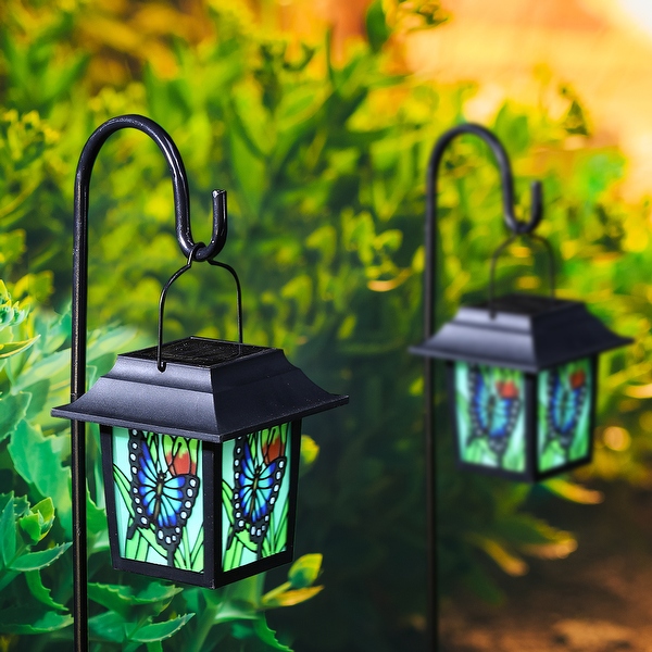 Solar powered led post lights outlet
