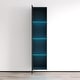 preview thumbnail 4 of 9, Meble Furniture Booky 41 Tall LED Bookcase with 4 Shelves & 16-Color Lighting, 15.8W x 11.4D x 66.9H inches, High Gloss Finish