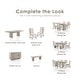 preview thumbnail 7 of 5, Furniture of America Yetaria Modern Farmhouse Distressed 94-inch Wood Extendable Dining Table
