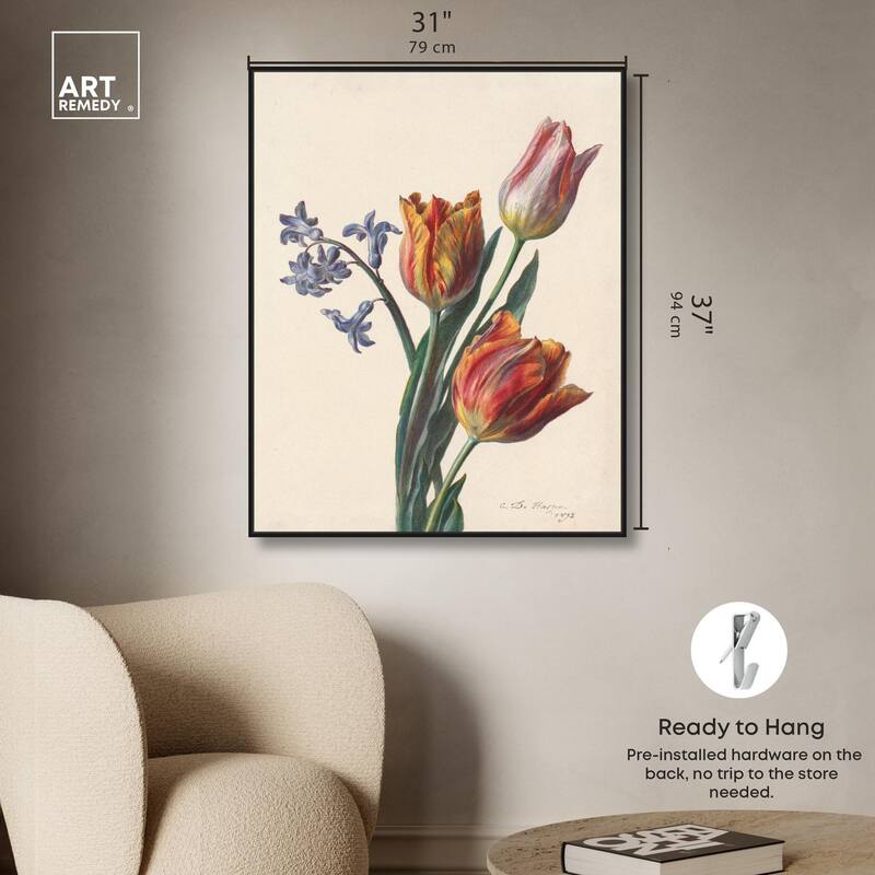 Tulips 1892 Canvas by Art Remedy