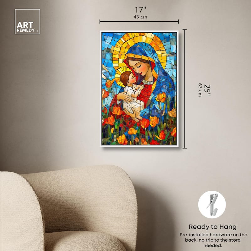 Glass Gospel I Canvas by Art Remedy