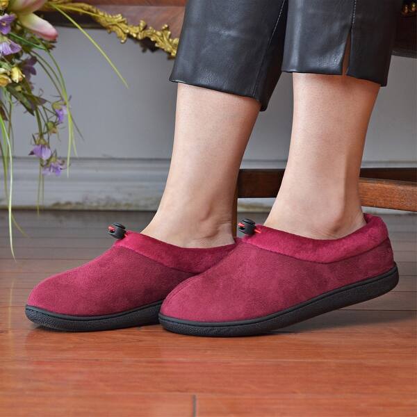 Shop Vonmay Women S Warm Comfort Memory Foam Suede Moccasin Slippers On Sale Overstock 25737218