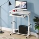 preview thumbnail 18 of 19, Portable C Table, Laptop Table for Sofa Bed, Adjustable Desk Mobile Standing Desk