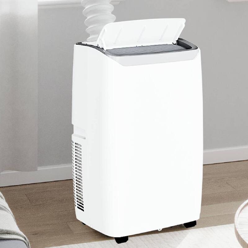 12000Btus Portable Air Conditioner with Multi-Speed Fan - N/A - White