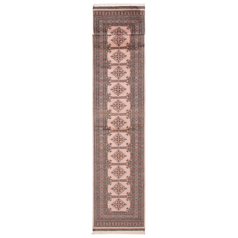 ECARPETGALLERY Hand-knotted Finest Peshawar Bokhara Beige Wool Rug - 2'7 x 19'2 - Beige - 2'7 x 19'2