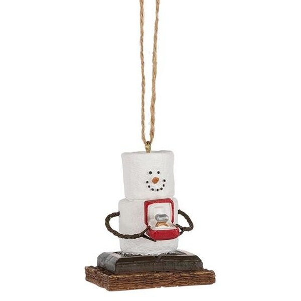 by Midwest CBK Smores Snowman With String Lights Christmas Ornament 