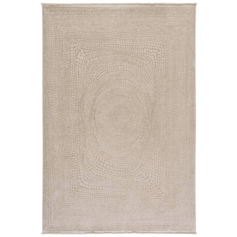 SAFAVIEH Marvel Narcizia Modern Viscose Rug - 5'1" x 7'6" - Ivory/Beige - 5'1" x 7'6"