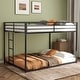 preview thumbnail 2 of 13, Full over Full Metal Bunk Bed with Strong Construction,Kids Bed Design