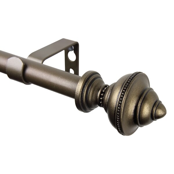 Shop Rod Desyne Palace Curtain Rod 84 120 Inch Antique