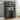 70" Farmhouse Coffee Bar Wine Cabinet with Sliding Barn Doors and Storage, Tall Kitchen Hutch - 47.2x15.7x69.6in