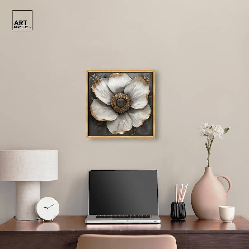 Sculpted Sepals I Canvas by Art Remedy