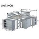 preview thumbnail 14 of 21, Twin Low Loft Bed Frame Storage Bed with All-in-one Cabinet Shelf Bookcase, Drawers, Guardrail, Ladder Retractable Writing Desk