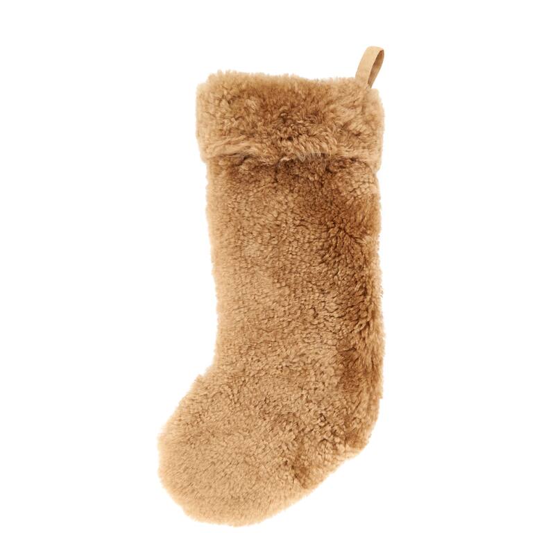 Cozy Delight Lamb Fur Stocking