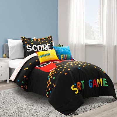 Lush Decor Video Games Reversible Oversized Comforter Set