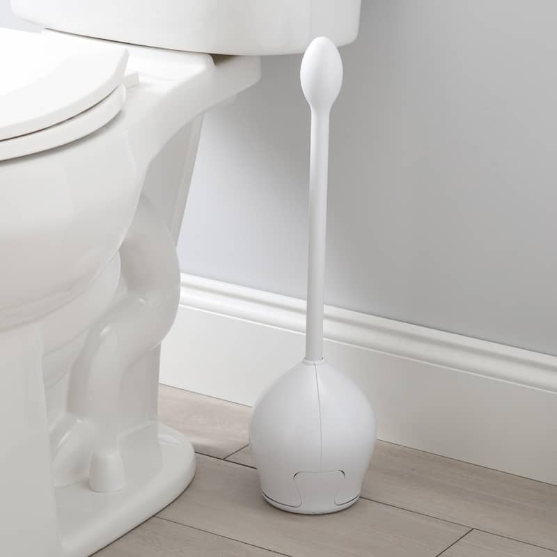 Bath Bliss 2 Pack Firm Grip Tulip Toilet Bowl Brush