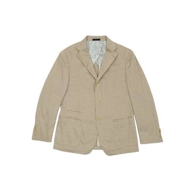 Tallia Men's Slim-Fit Knit Suit Jacket (44S, Cream)