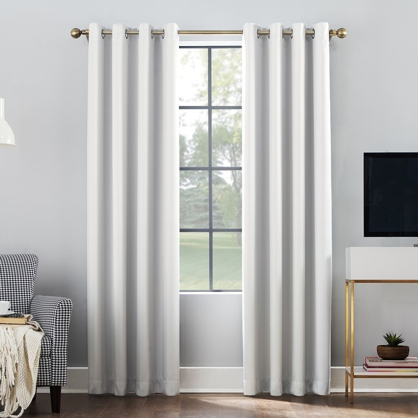 Sun Zero Oslo Total Blackout Grommet Curtain Panel. Opens flyout.