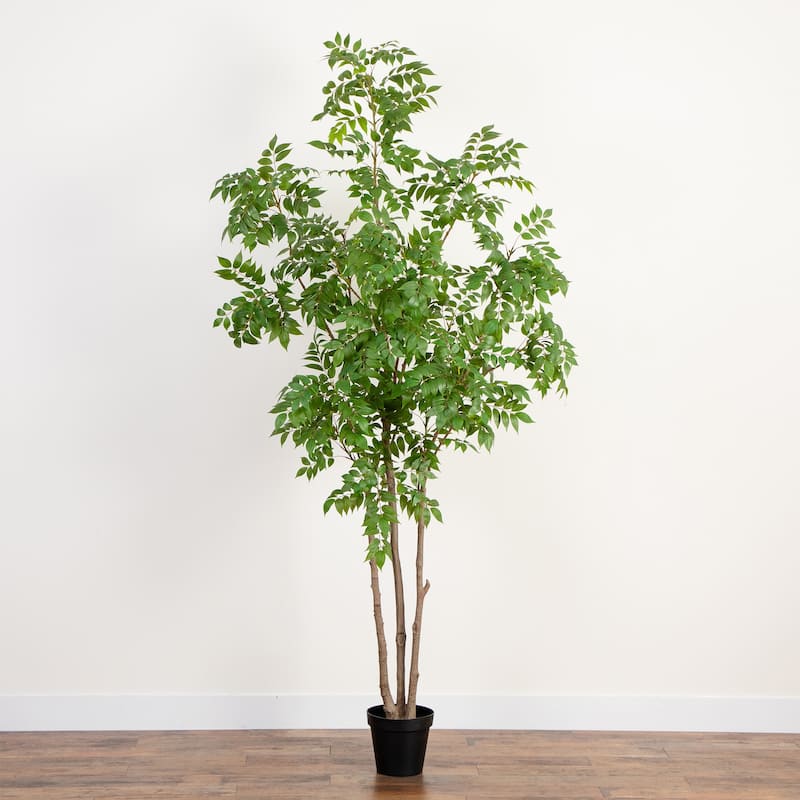 Sumac Artificial Potted Tree - 8' - Green