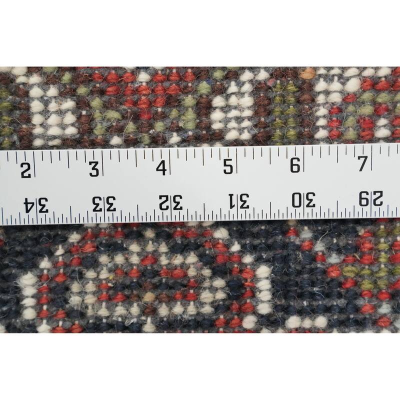 Hand Knotted Oriental 100% Wool Carpet Traditional Medallion Red Heriz (serapi) Area Rug - 3' 0'' X 2' 0''