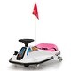 preview thumbnail 9 of 23, 24V brushless drift car,Toddler Ride on Car, Music, Bluetooth White+Pink