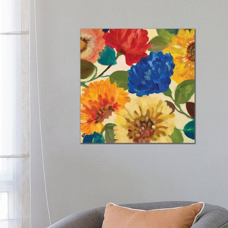 iCanvas "Autumn Flowers II" by Kim Parker Canvas Print - 26x26x1.5