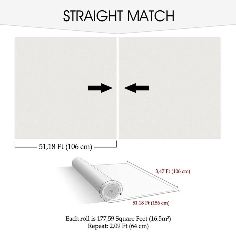 SUSSEXHOME Removable Wallpaper-Waterproof, Strippable, Light Resistance & Cleanable Wall Paper Roll-Wallpaper-Scratch