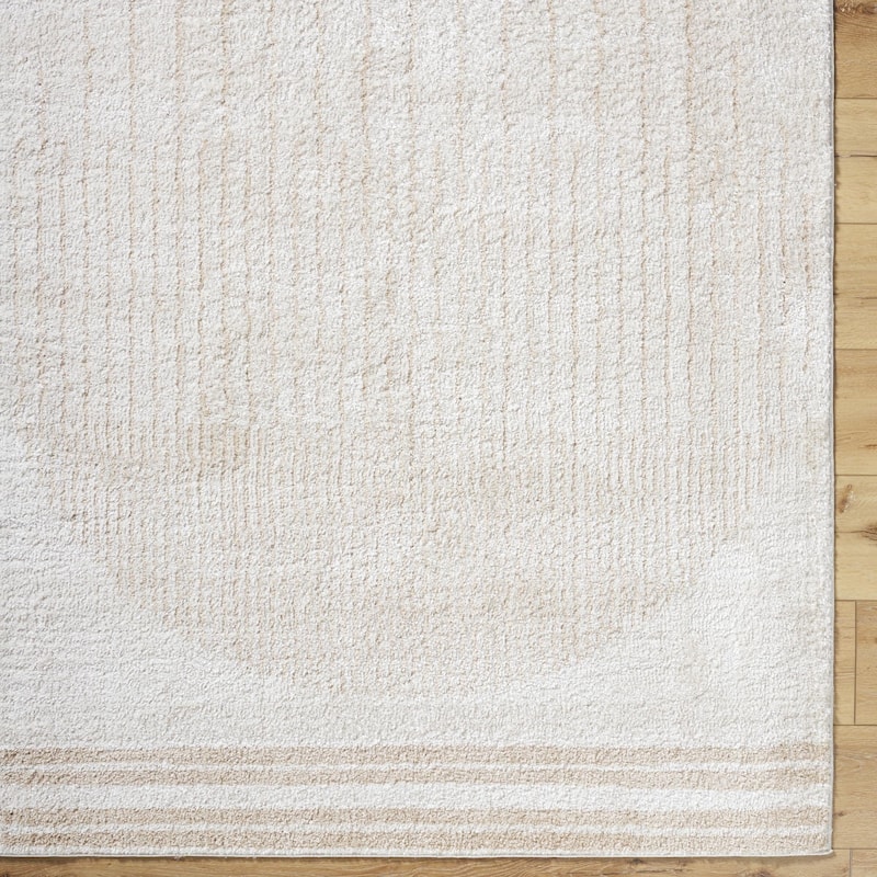 Livabliss Fossay Shag Global Stripe Washable Area Rug