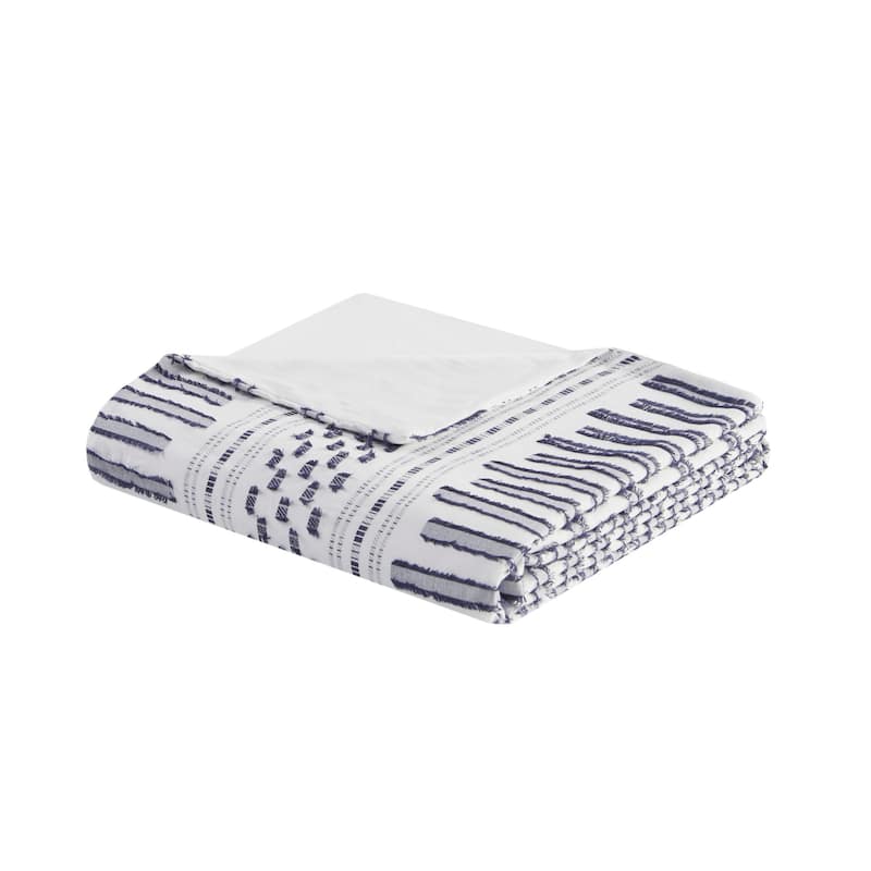 INK+IVY Rhea Cotton Jacquard Duvet Cover Mini Set