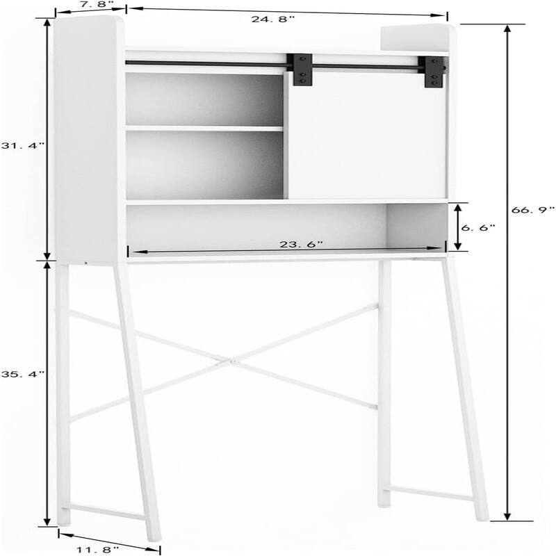 Over The Toilet Storage - 3.9"D x 21.6"W x 39"H