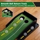 preview thumbnail 7 of 8, Gymax Putting Green Indoor w/Auto Ball Return 3 Putting Practice Balls