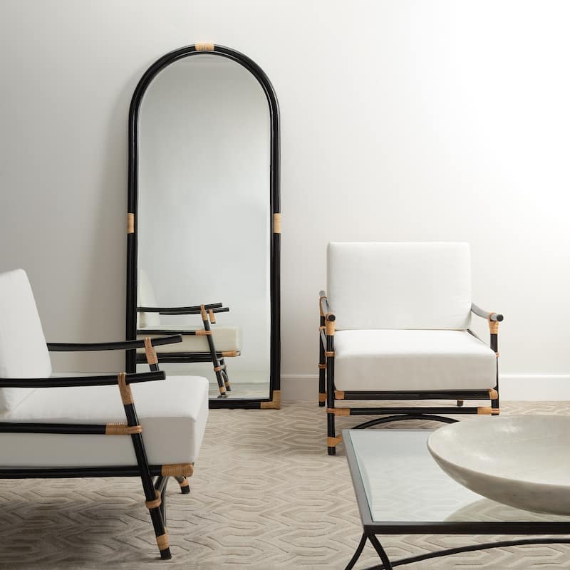 Jamie Young Xanadu Rattan Lounge Chair