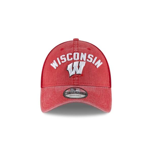 Shop Wisconsin Badgers 9twenty Rugged Stack Adjustable Cap Free