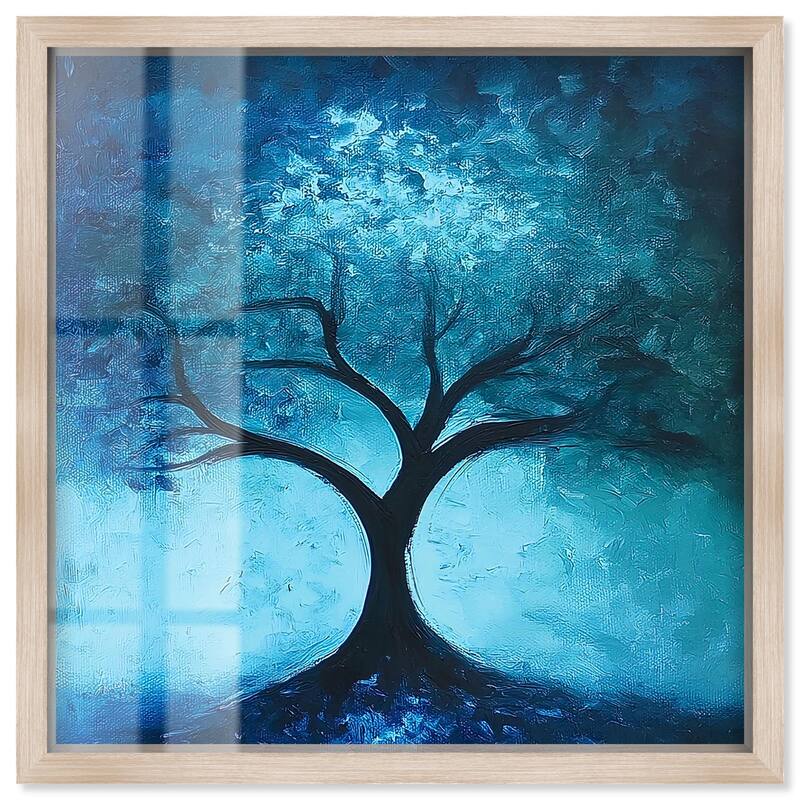 Tree of Opposites III Shadowbox by Art Remedy - Natural - 12" x 12"