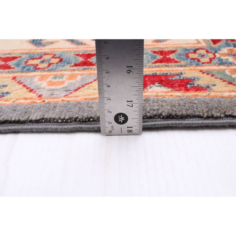 ECARPETGALLERY Hand-knotted Finest Ghazni Grey Wool Rug - 8'0 x 9'7