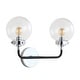preview thumbnail 66 of 154, JONATHAN Y Bevin Contemporary Transitional Iron/Glass LED Vanity Light
